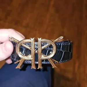 Double R | Accessories | Double R Brand Navy Gator Belt  display picture 1